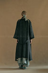 MUTEDANCE long coat with tie belt MD23FW62 gray PM99